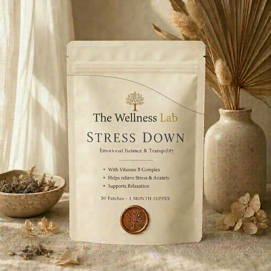 Stress Down Patches pouch